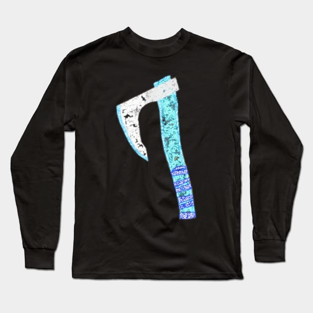 OP Neon Axe Long Sleeve T-Shirt by findingNull